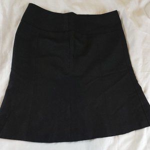 SmartSet Sparkly Black Skirt Above Knee Mini Pencil Skirt Zip Closure Lined Sz 5